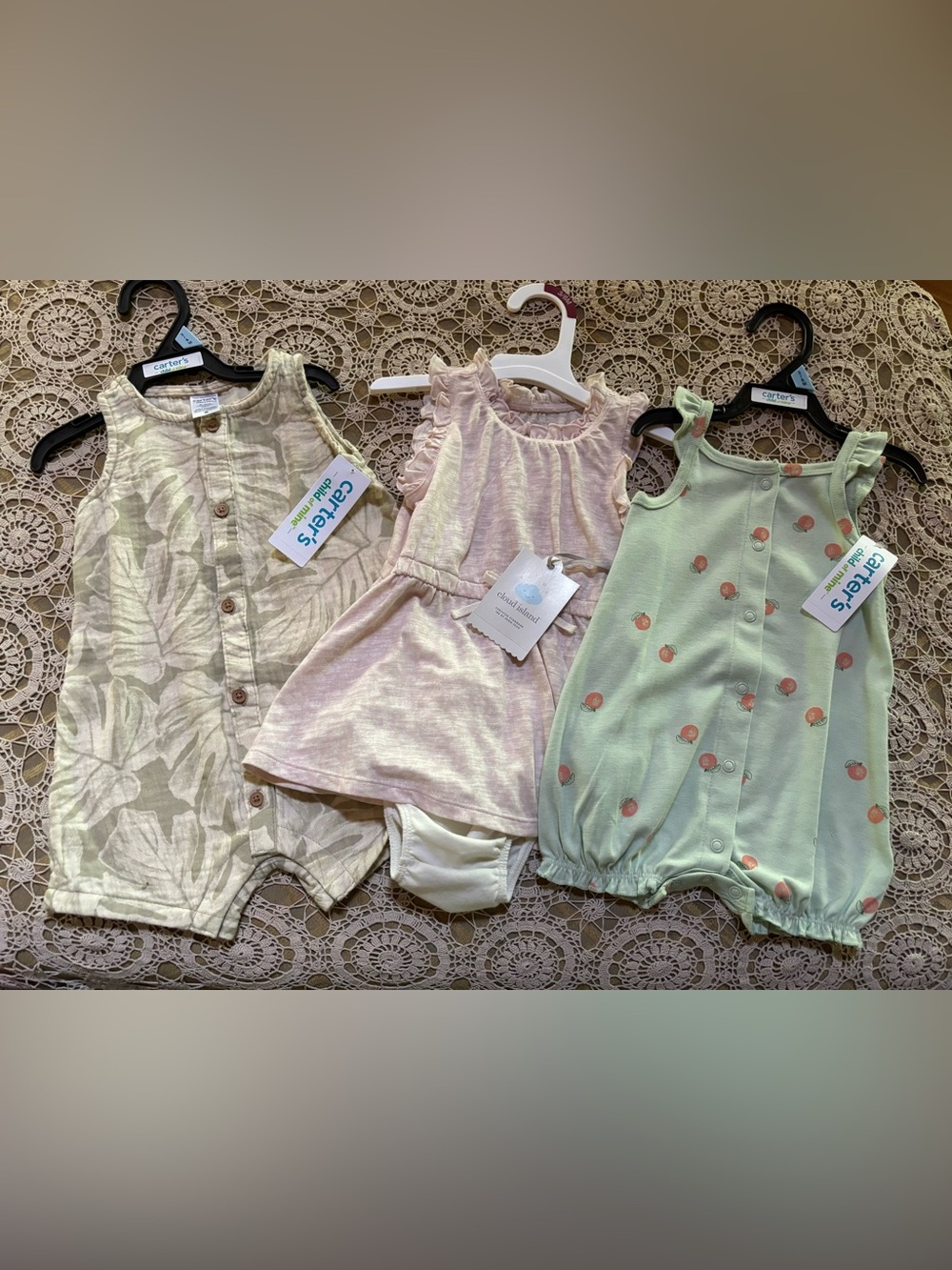 Summertime NWT Baby Girl 3-6 Months Bundle of 3 Outfits